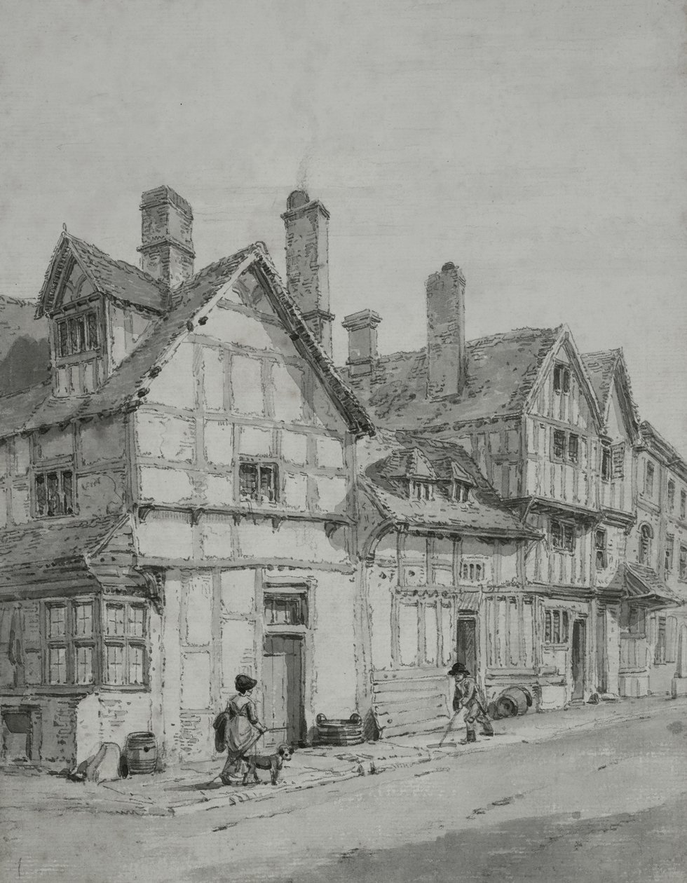 Vakwerkhuis door William Alexander