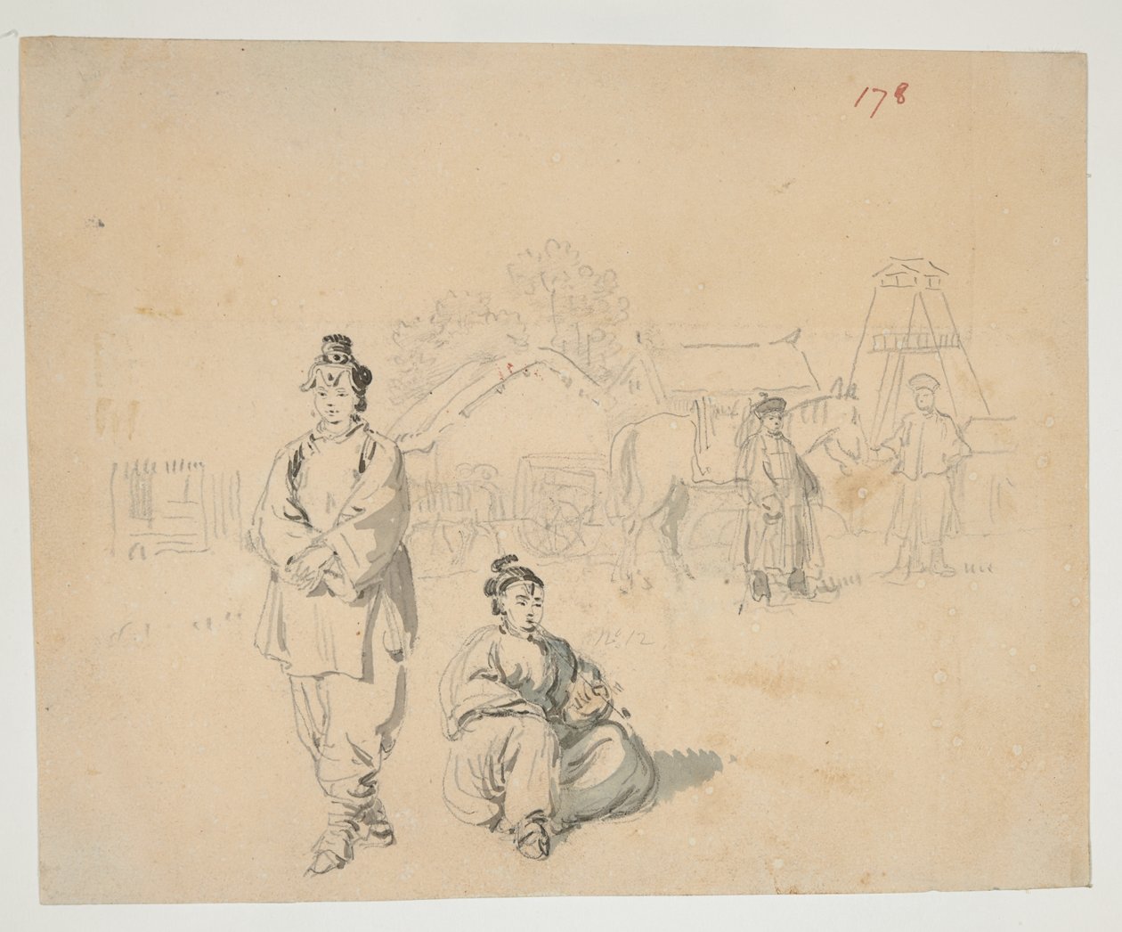 WD 961 f.178 door William Alexander