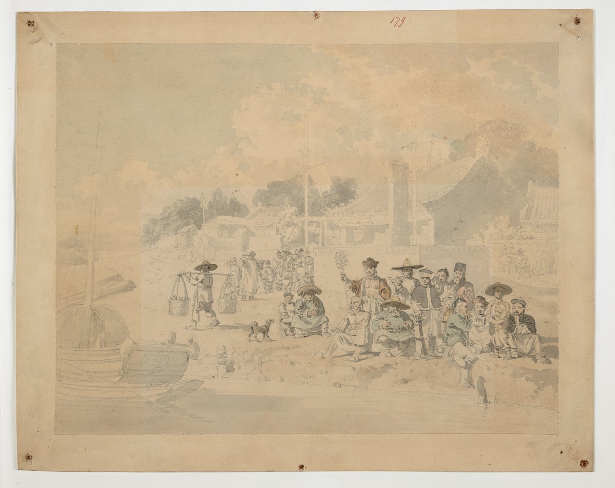 WD 961 f.179 door William Alexander