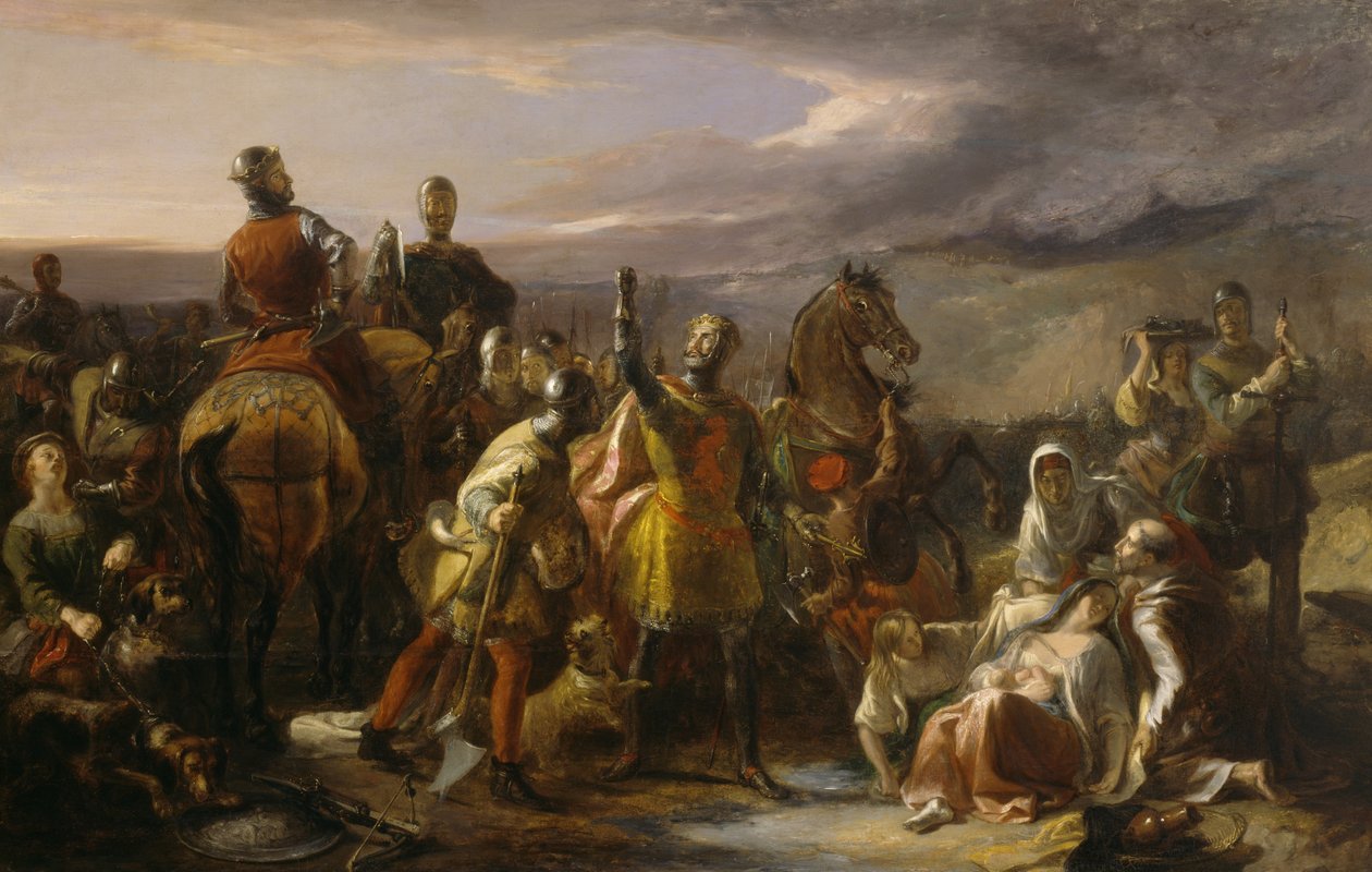 Heldendom en menselijkheid, ca. 1840 door William Allan