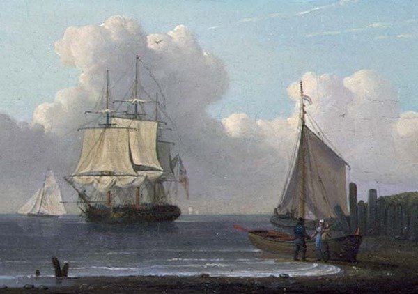 Scheepvaartscène door William Anderson