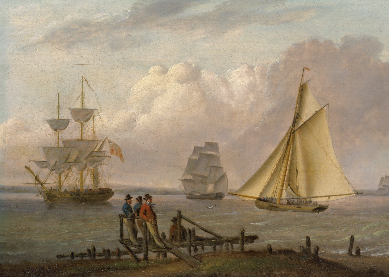 Scheepvaartscène door William Anderson