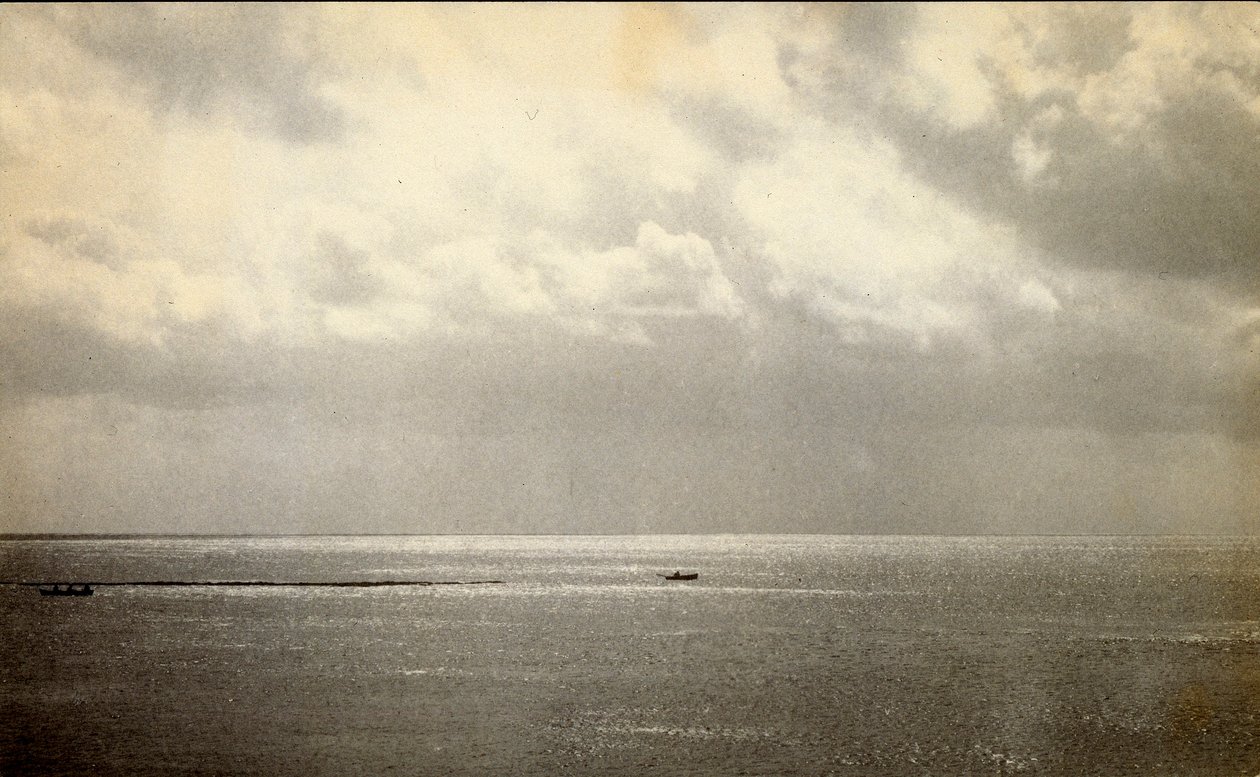 Boten op zee door William B. Post