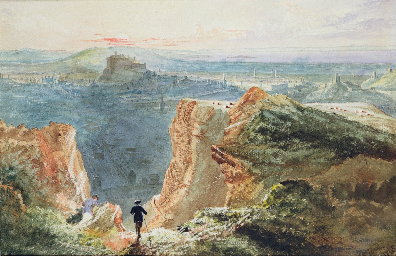 Salisbury Crags, Edinburgh door William Bell Scott