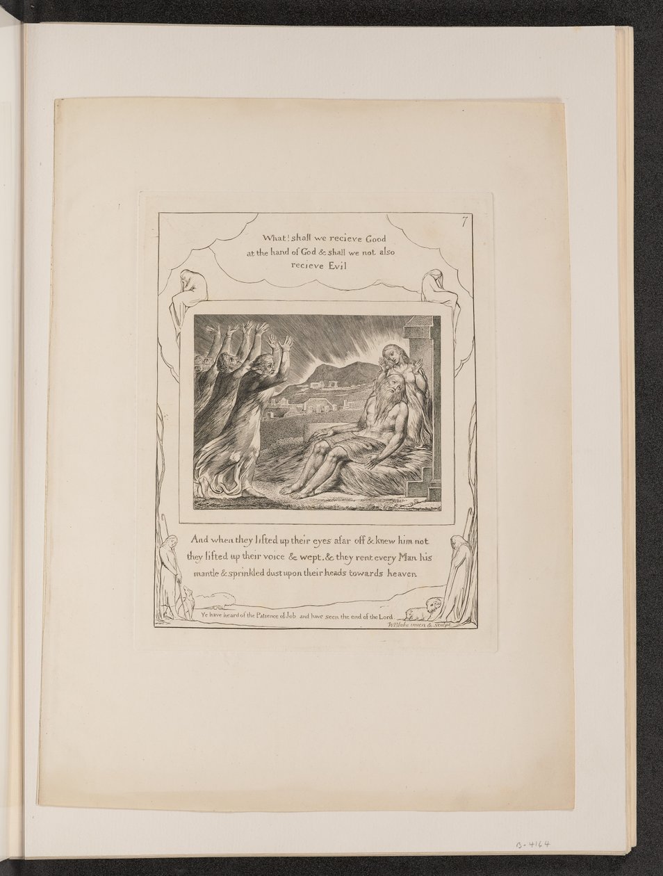 Jobs Troosters door William Blake