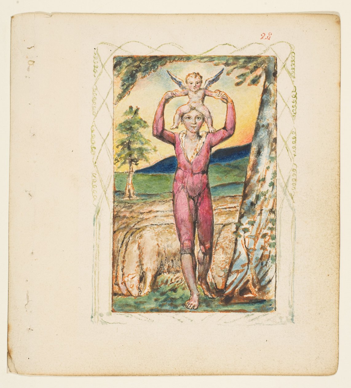Songs of Experience: Frontispice door William Blake