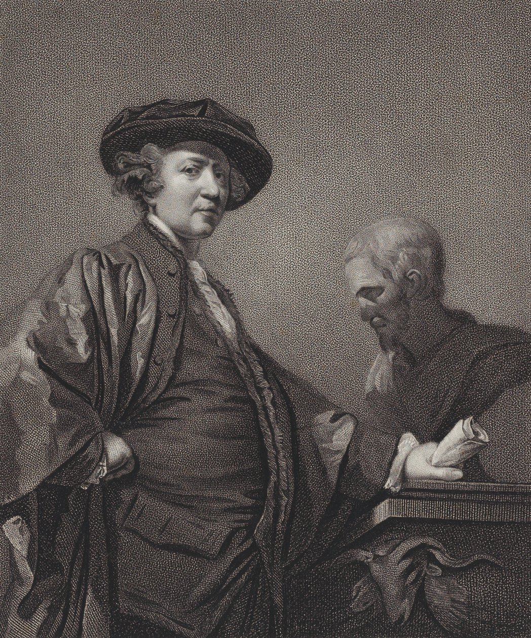 Sir Joshua Reynolds, ridder door William Bond