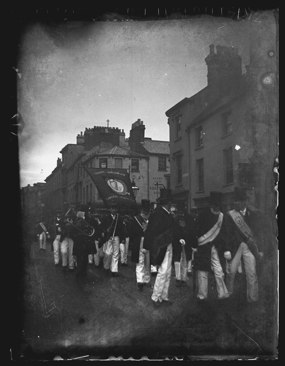 Hibernian Society Processie, Cardiff door William Booth