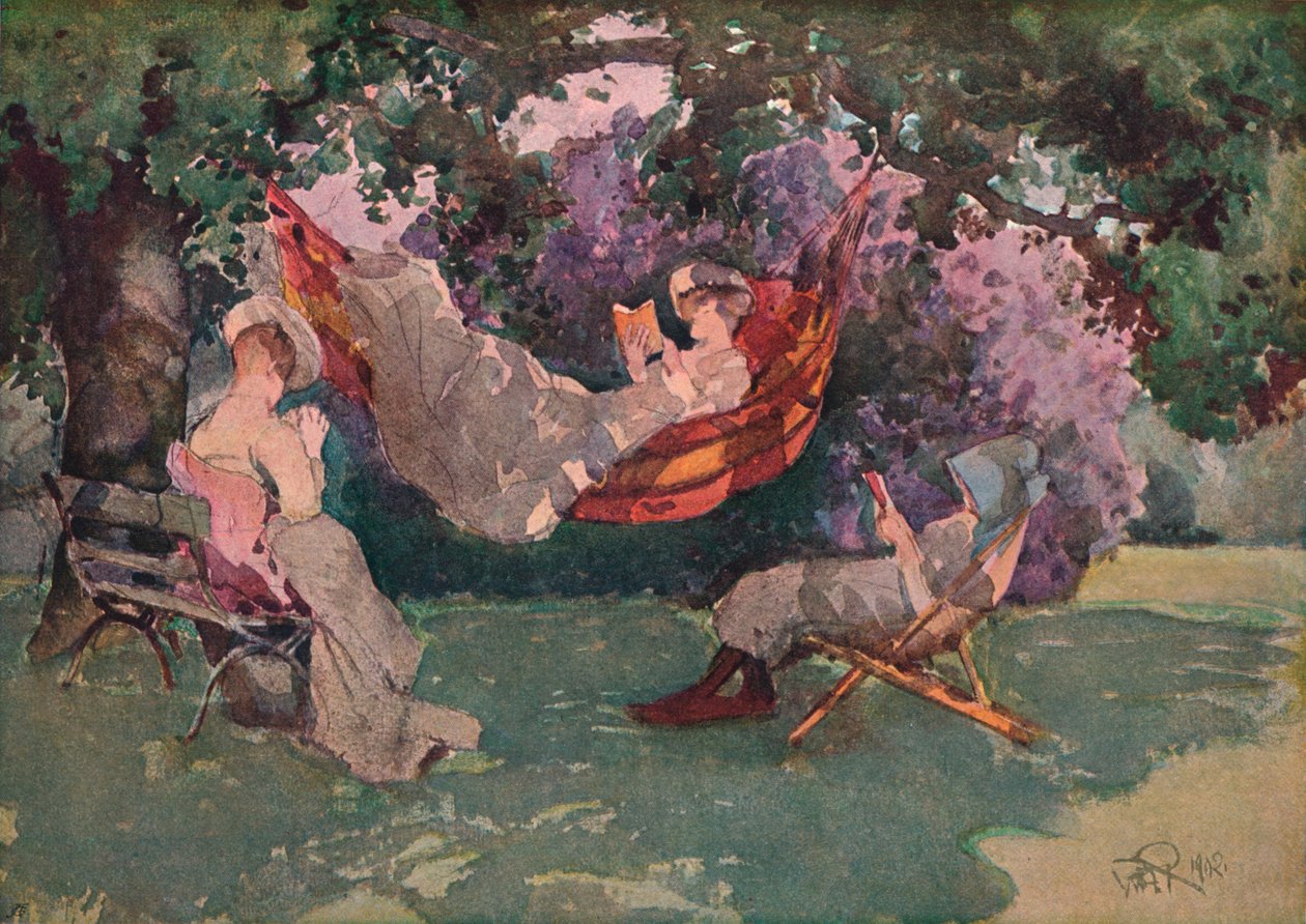 In de tuin, 1902, 1903 door William Bruce Ellis Ranken