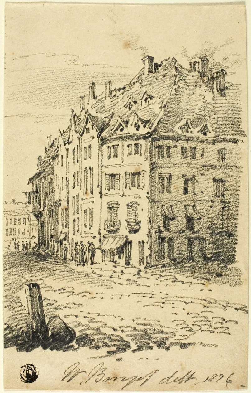 Stadsstraat door William Burges
