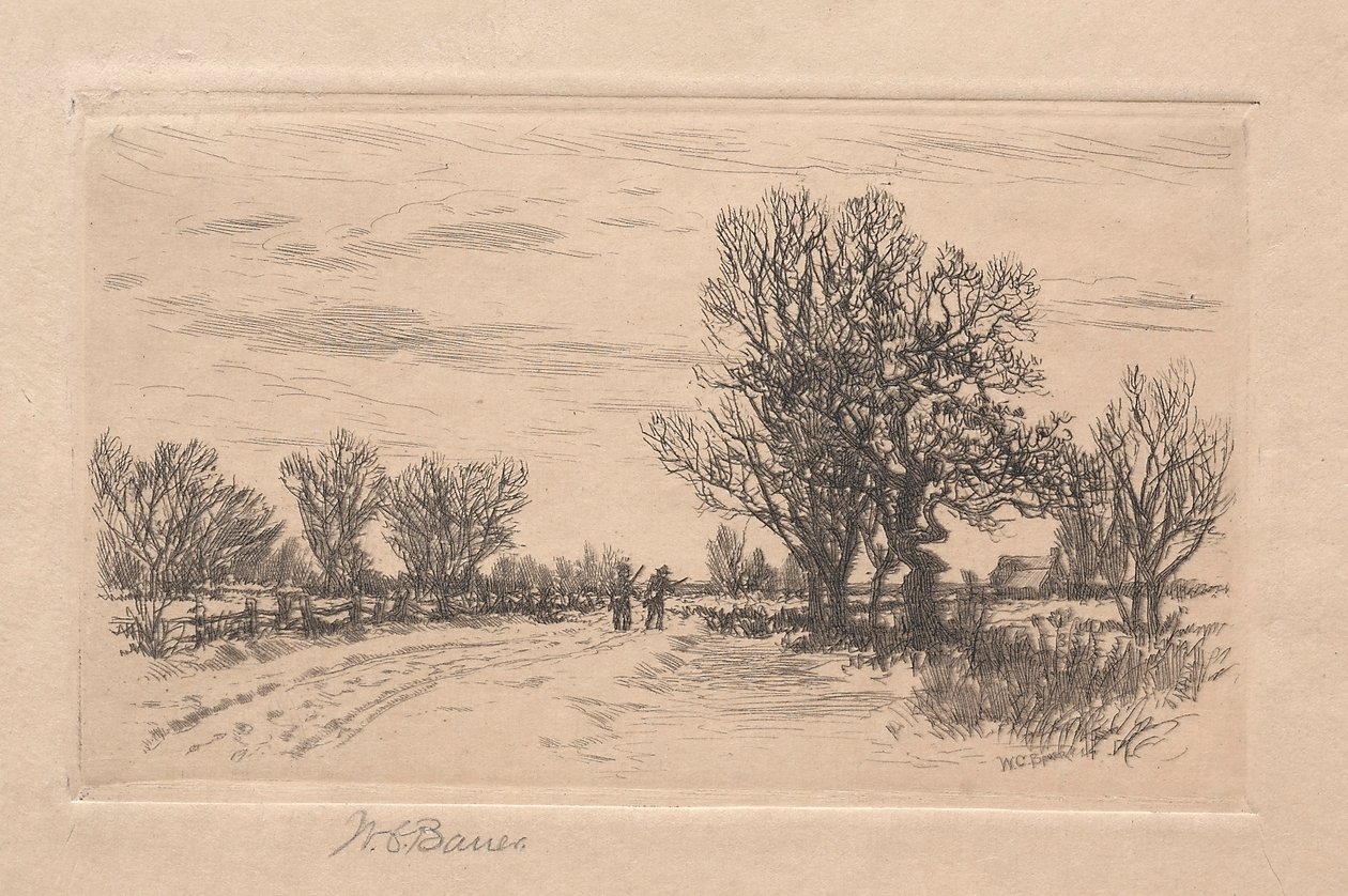 Landschap door William C. Bauer
