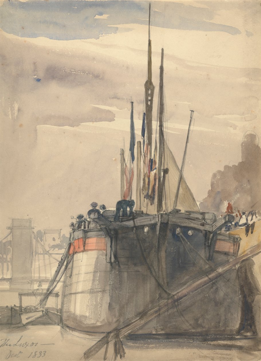 De Luxor, Parijs, december 1833 door William Callow