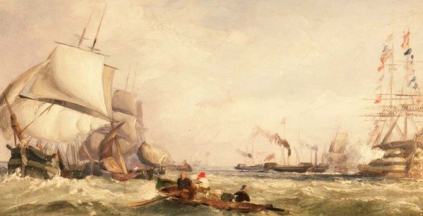 Cowes Regatta door Clarkson Frederick Stanfield