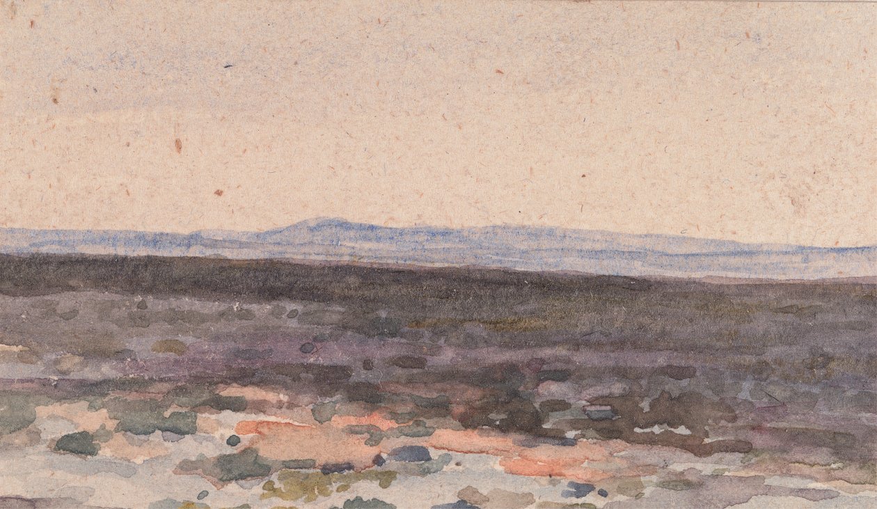 Landschap: Vallei met Berg in de Verte door William Collins