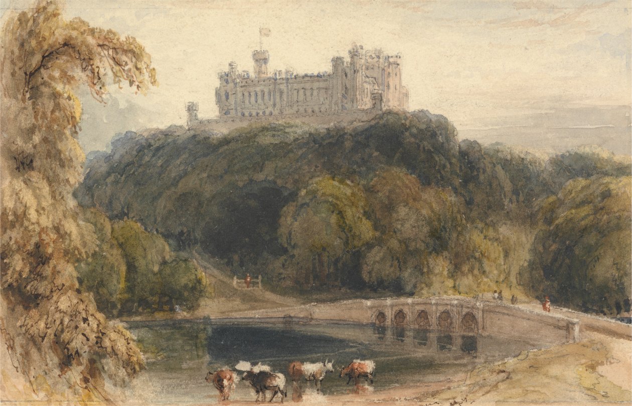 Belvoir Castle, Rutland door William Daniell