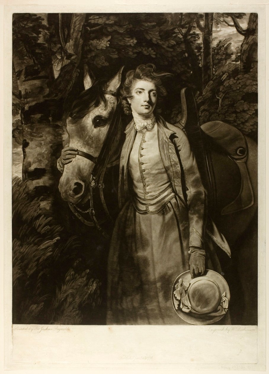 Lady Charles Spencer door William Dickinson