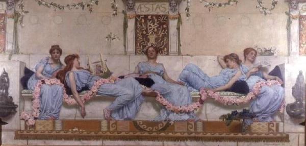 Zomer door William Ernest Reynolds Stephens