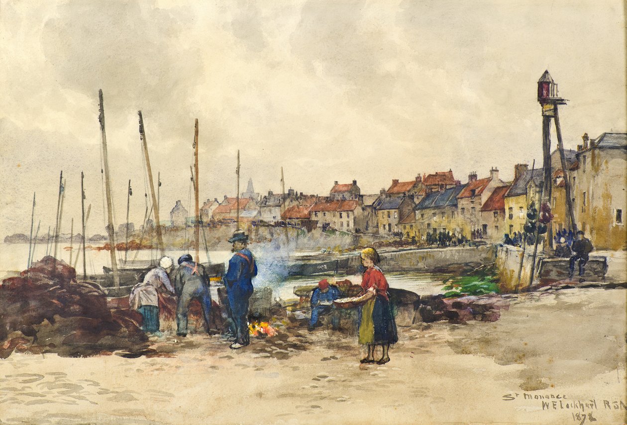 St Monance door William Ewart Lockhart