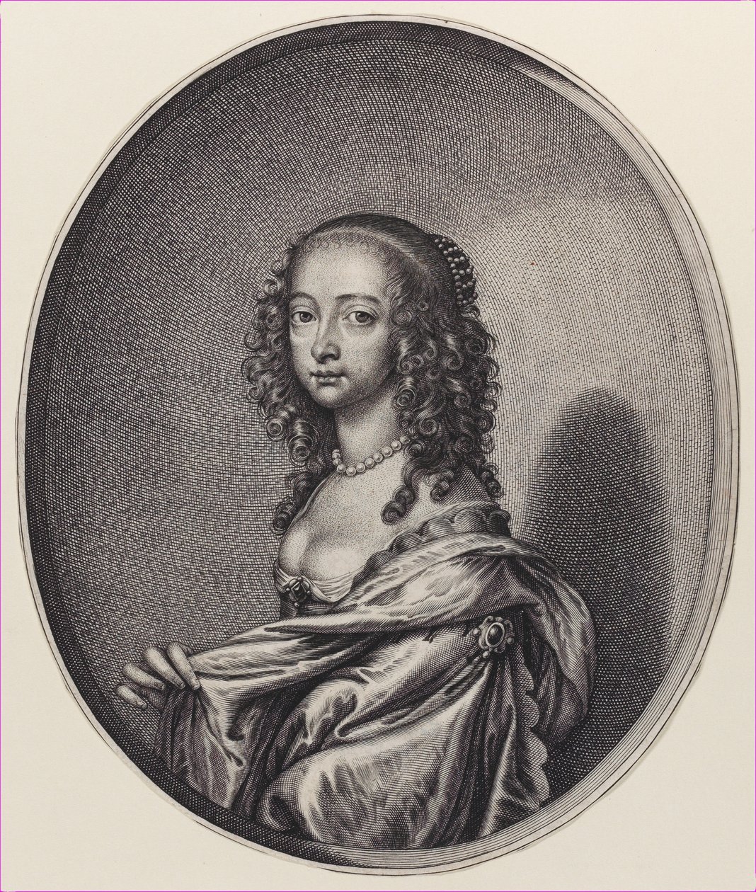 Mary, Prinses van Oranje, 1641-50 door William Faithorne