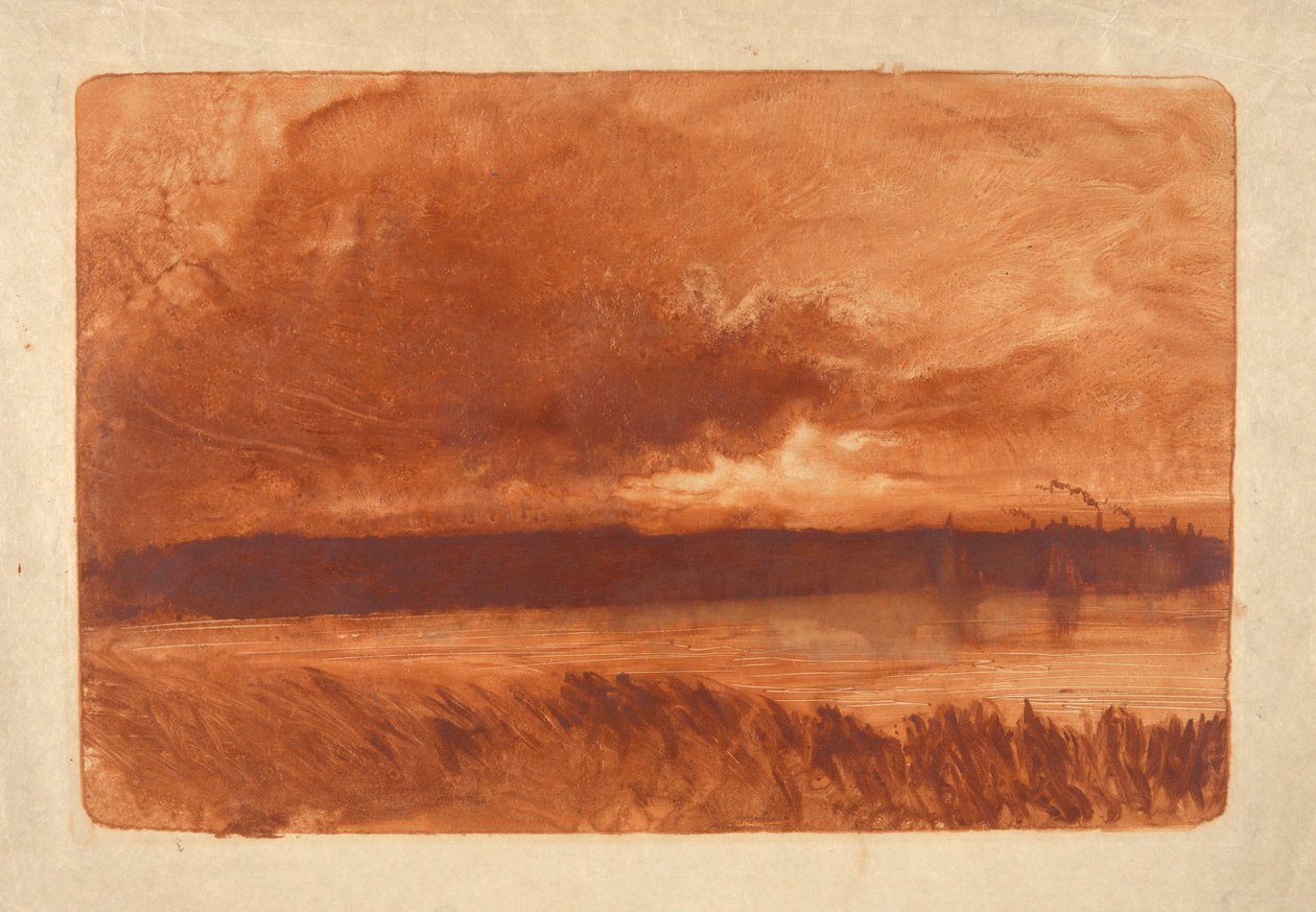 Riviergezicht, New Haven door William Fowler Hopson