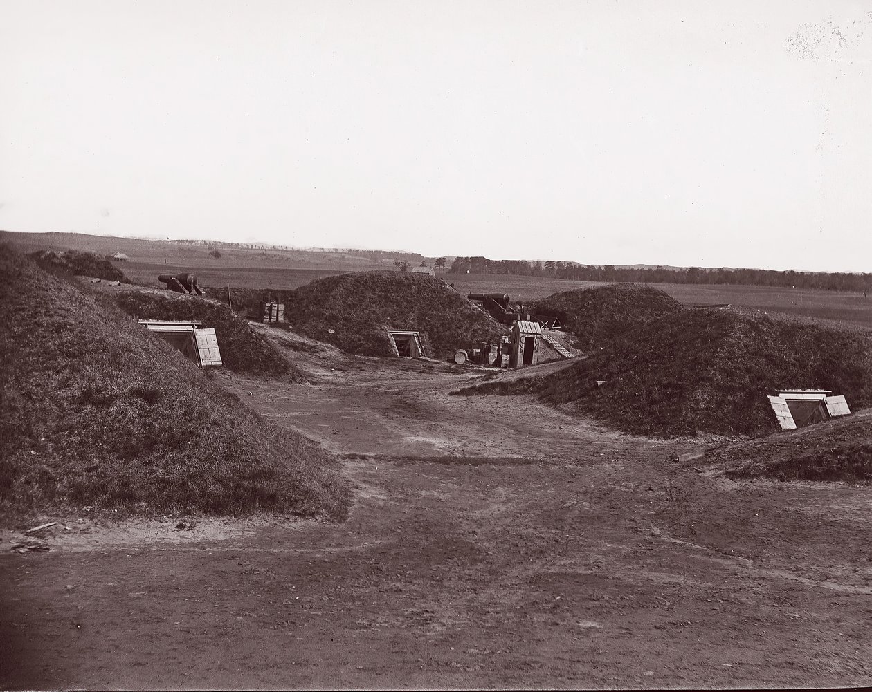 Fort Darling, James River, 1865 door William Frank Browne.