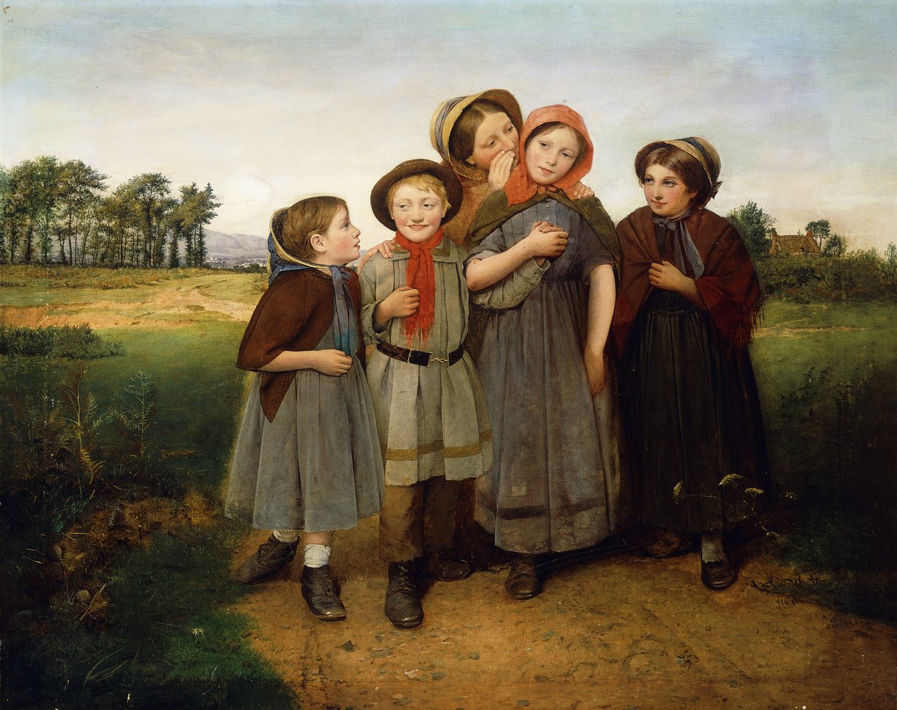 Het Geheim, 1855 door William Frederick Witherington