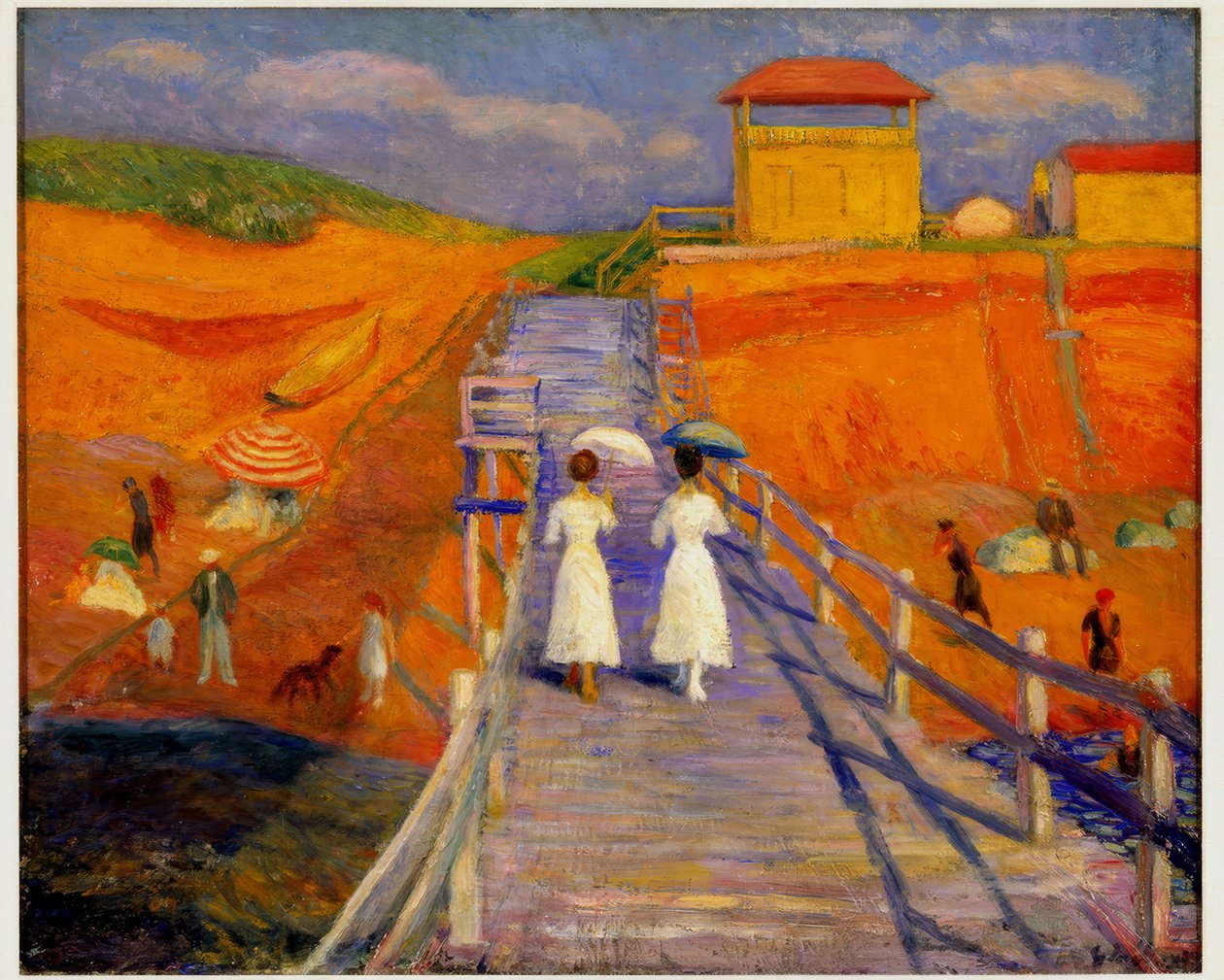 Cape Cod Pier door William Glackens