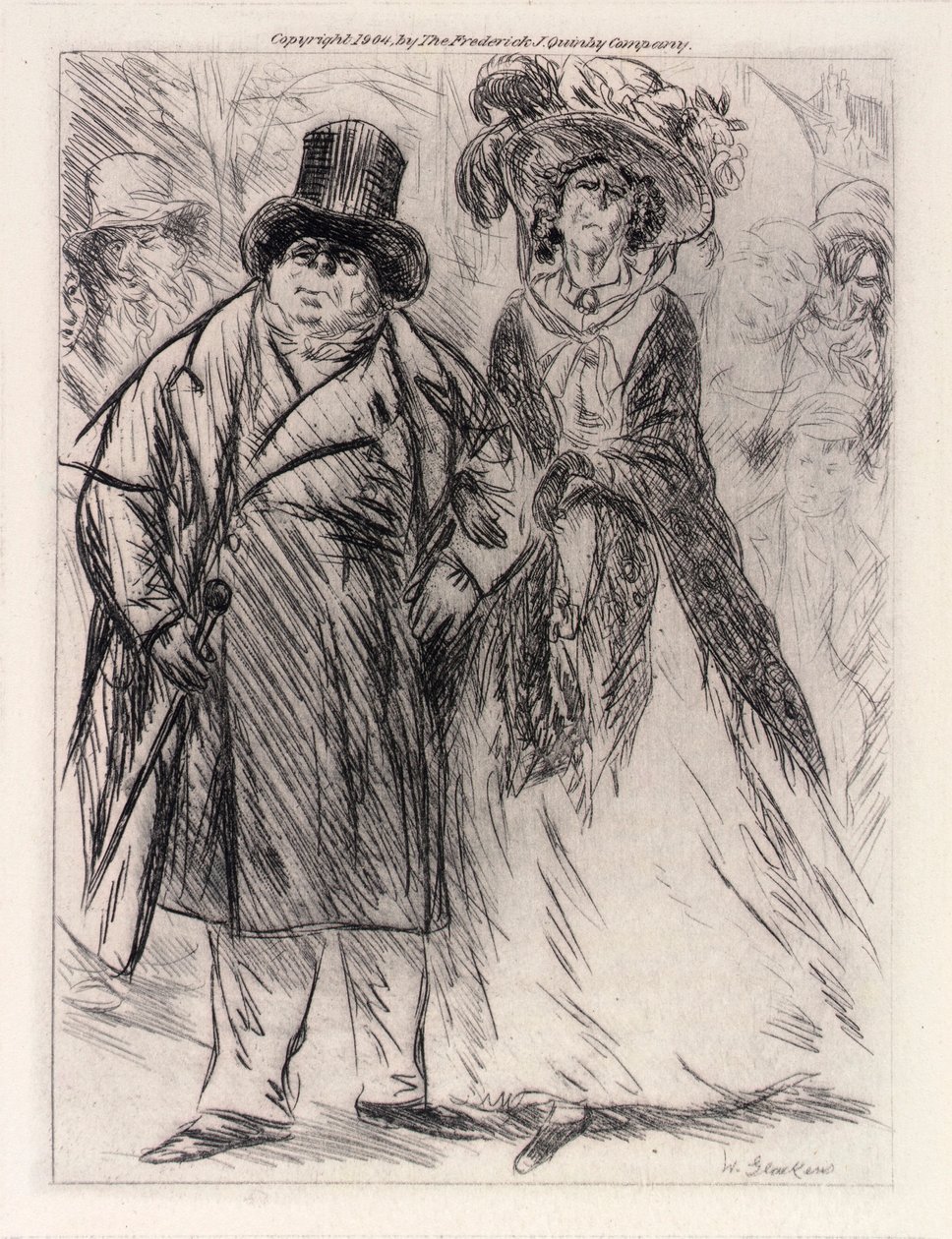 De heer en mevrouw Mollet door William Glackens