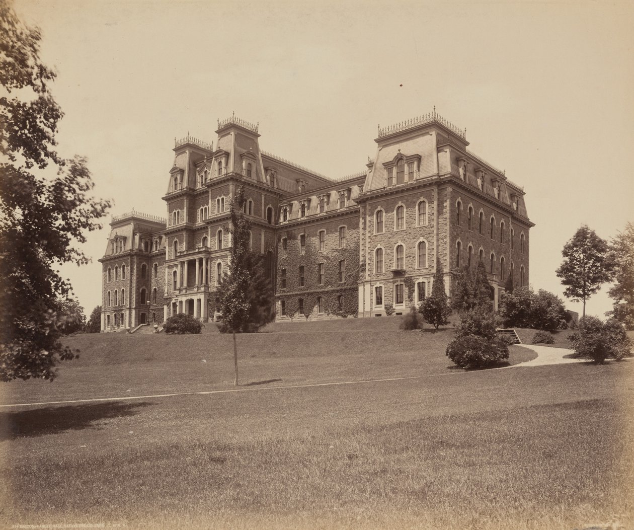 Easton, Pardee Hall, Lafayette College door William H. Rau