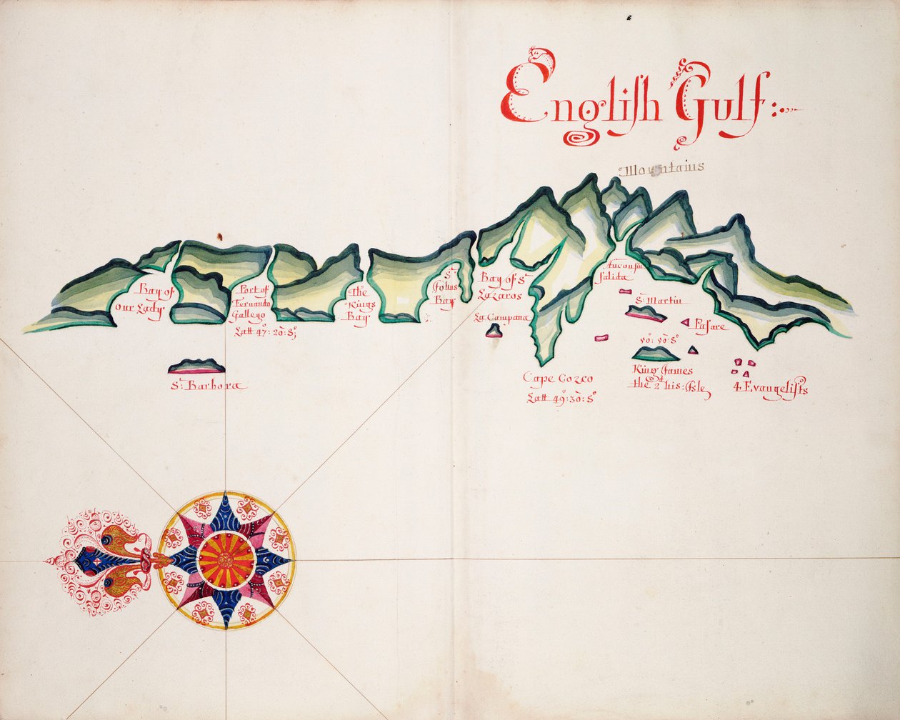 Engelse Golf, Zuid-Amerikaanse Pacifische Kust door William Hack