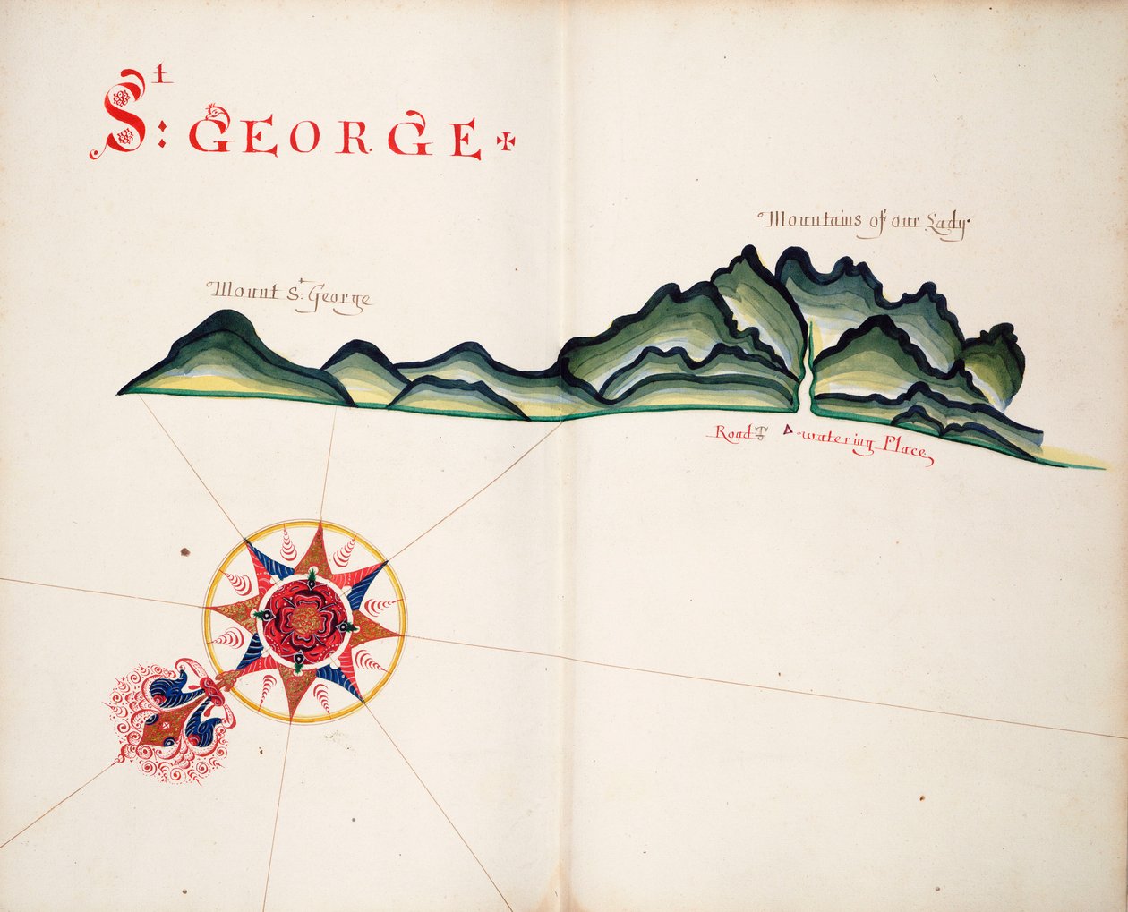 St. George, Zuid-Amerikaanse Pacifische kust door William Hack