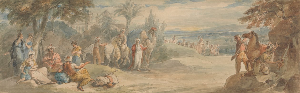 Reizigers in Turkije door William Hamilton