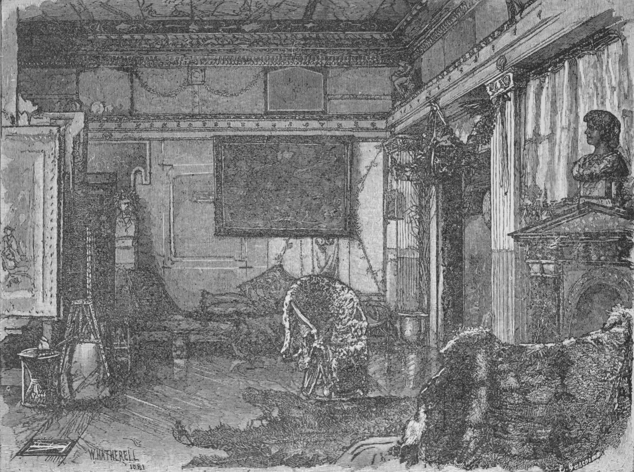 Voormalige studio van Alma Tadema, 1890 door William Hatherell