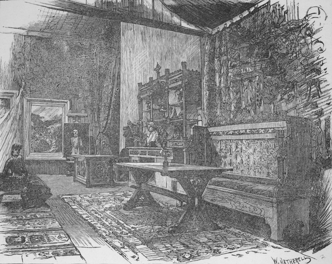 Herkomers Studio door William Hatherell