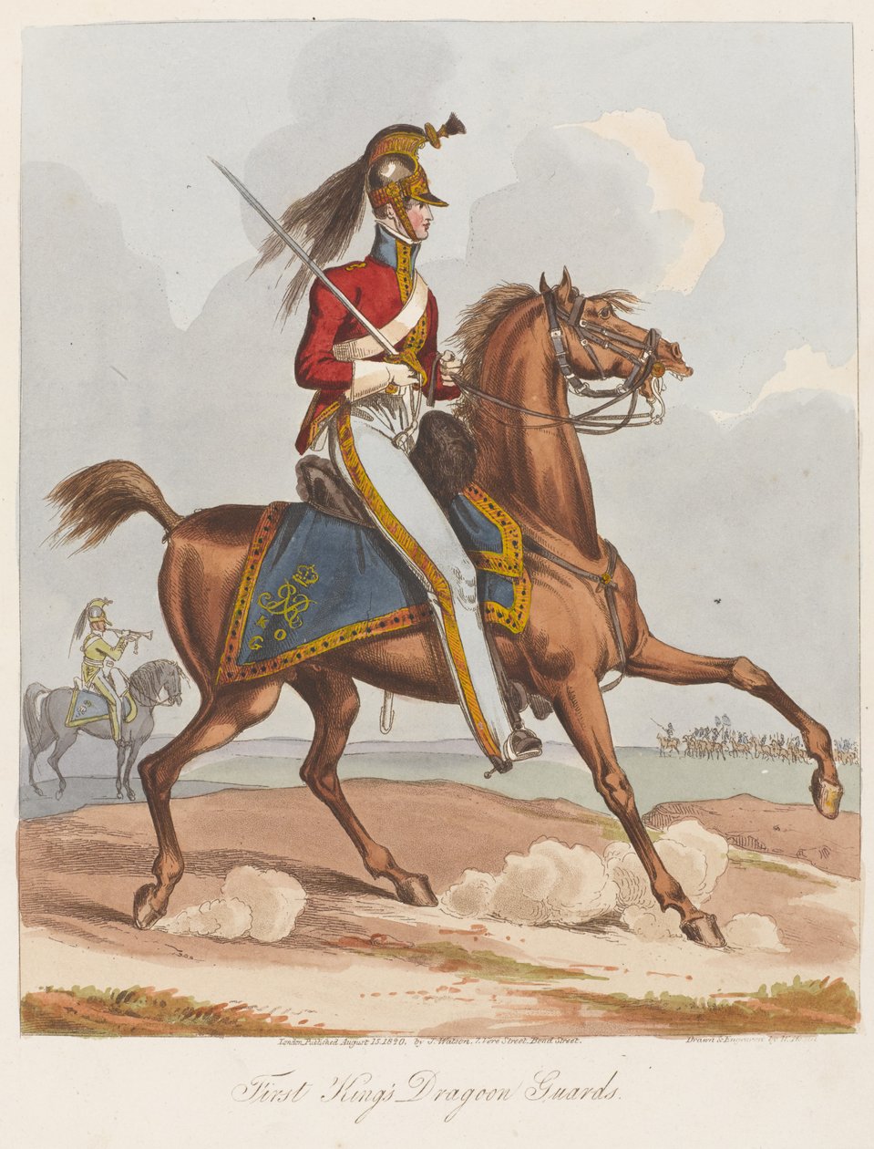 Eerste Konings Dragonders, 1820 door William Heath