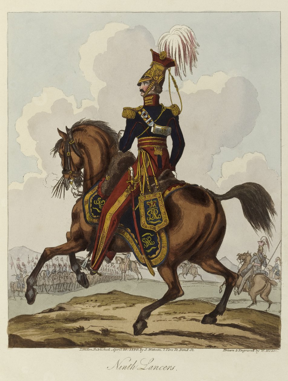 Negende Huzaren, 1820 door William Heath