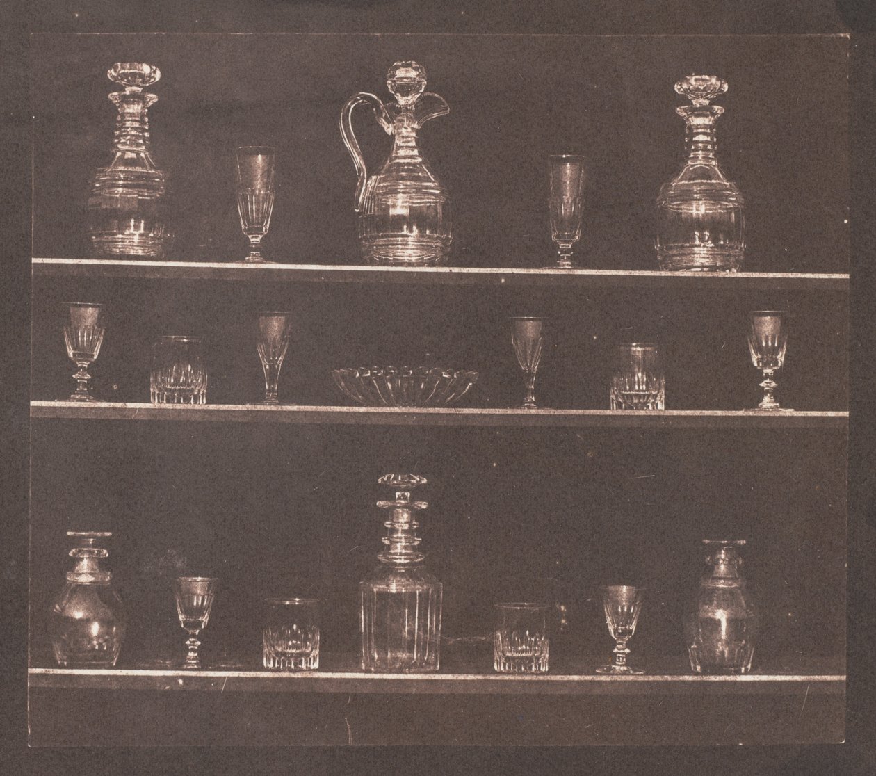 Artikelen van Glas, 1844 door William Henry Fox Talbot