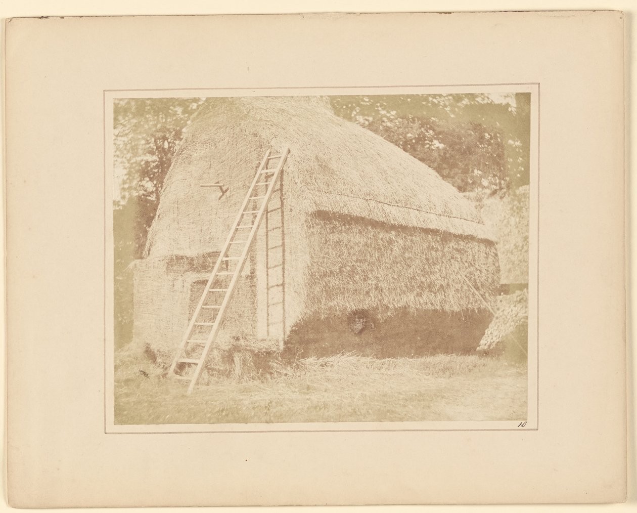 De hooiberg door William Henry Fox Talbot