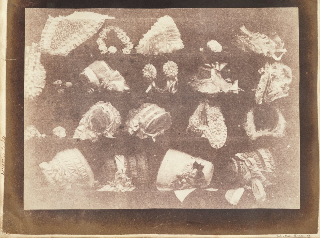 Het Etalage van de Hoedenmaker door William Henry Fox Talbot