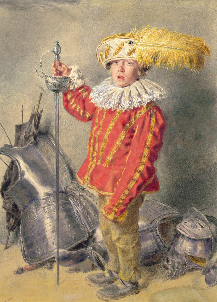Een Dappere Krijger door William Henry Hunt