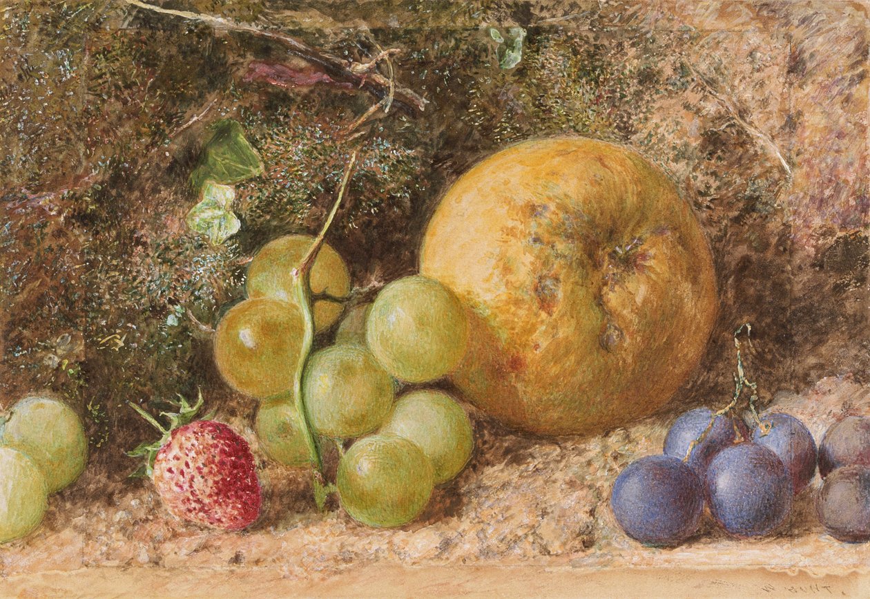 Fruitstuk door William Henry Hunt