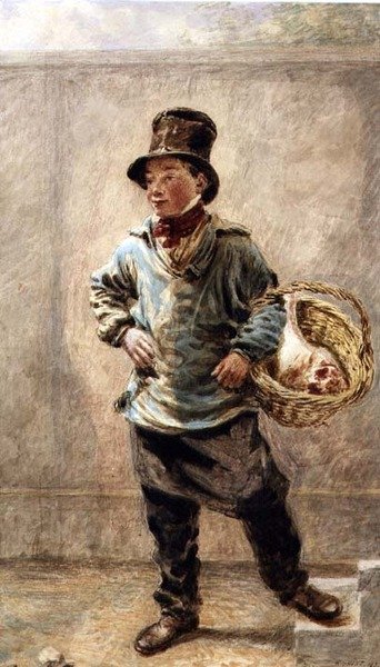 De Slagersjongen door William Henry Hunt
