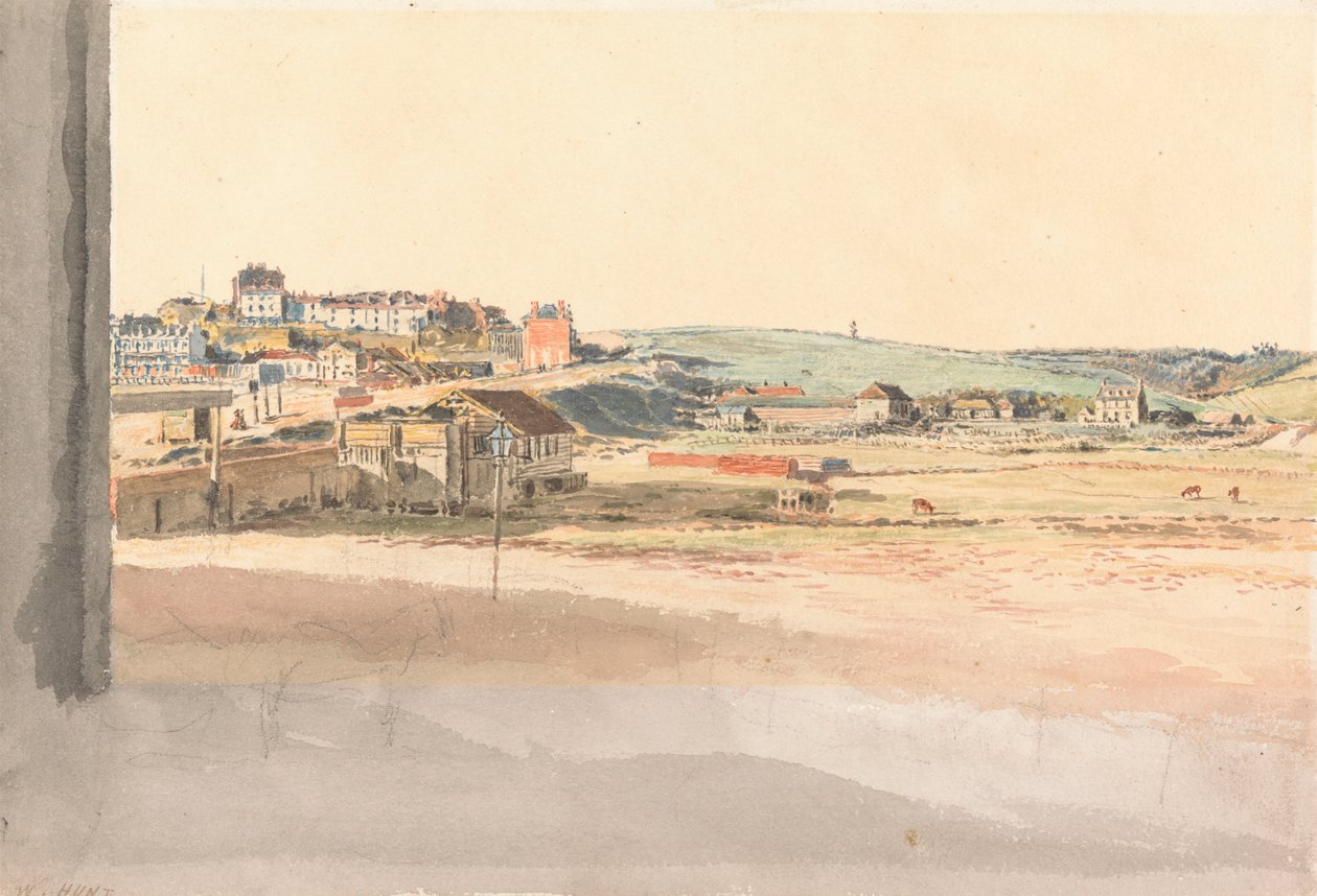 De vlaggenmast, Margate door William Henry Hunt