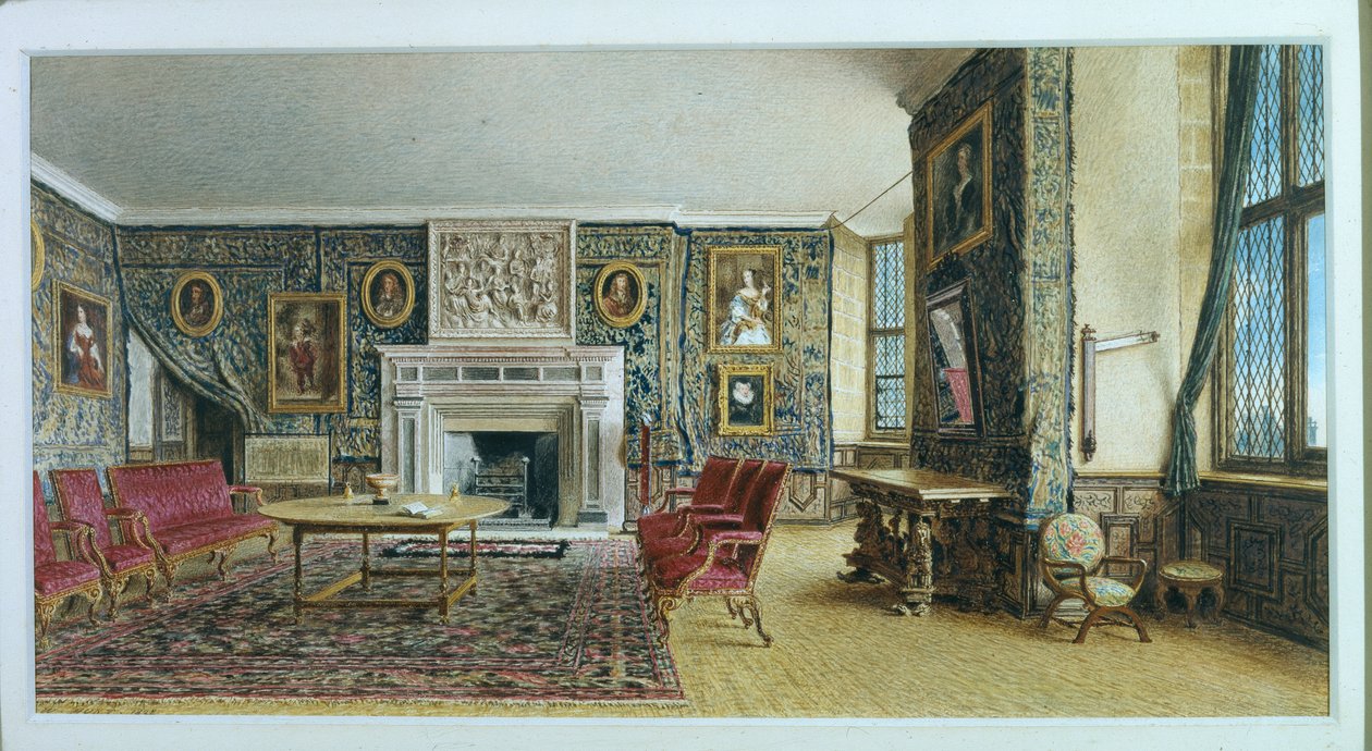 De Bibliotheek, Hardwick door William Henry Hunt