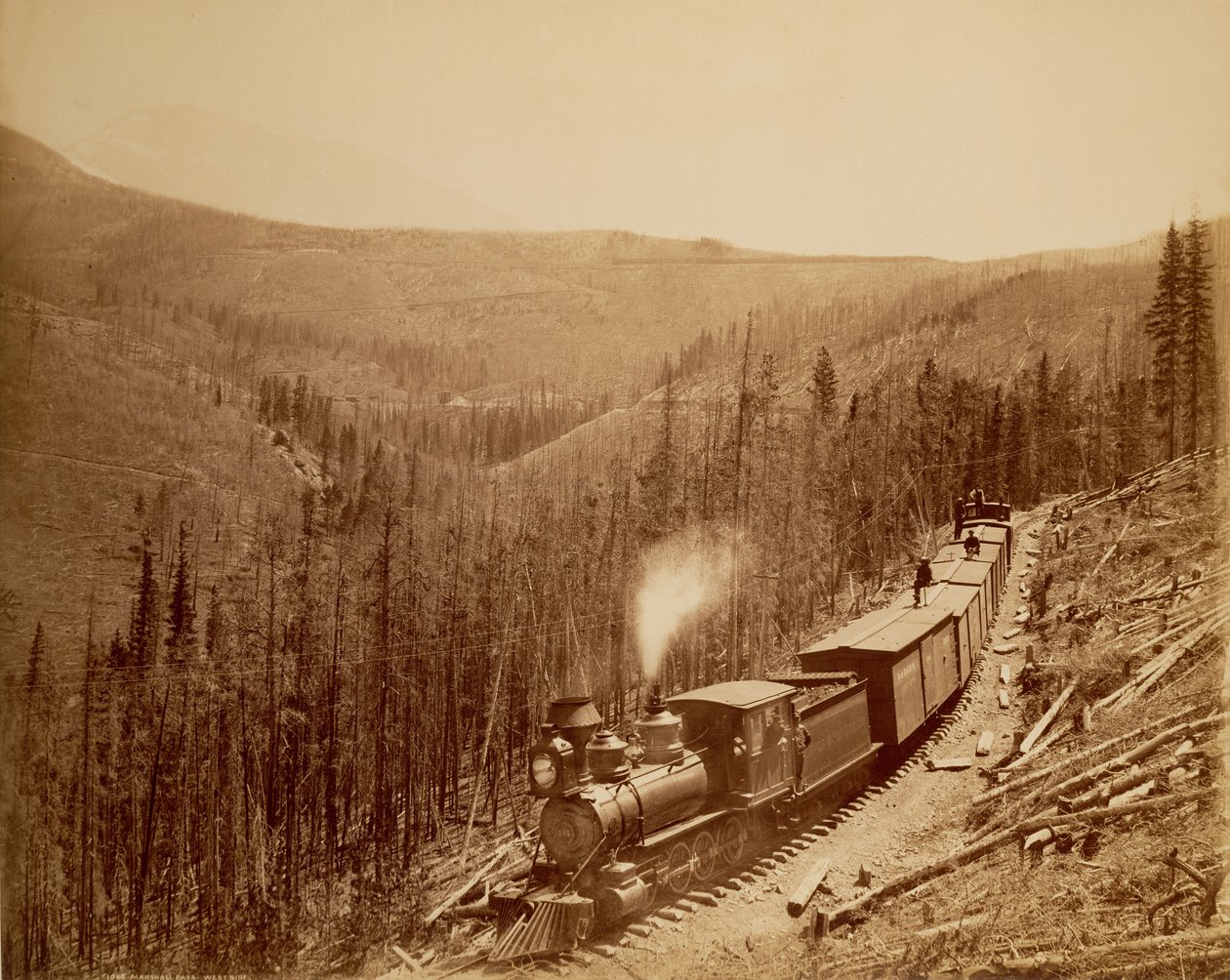 Marshall Pass, Westzijde door William Henry Jackson