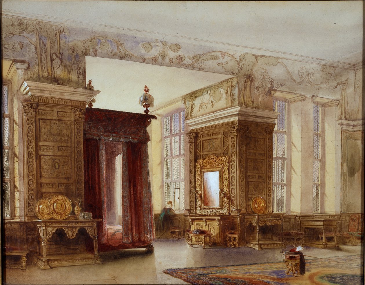De Aanwezigheidskamer in Hardwick door William Henry Lake Price