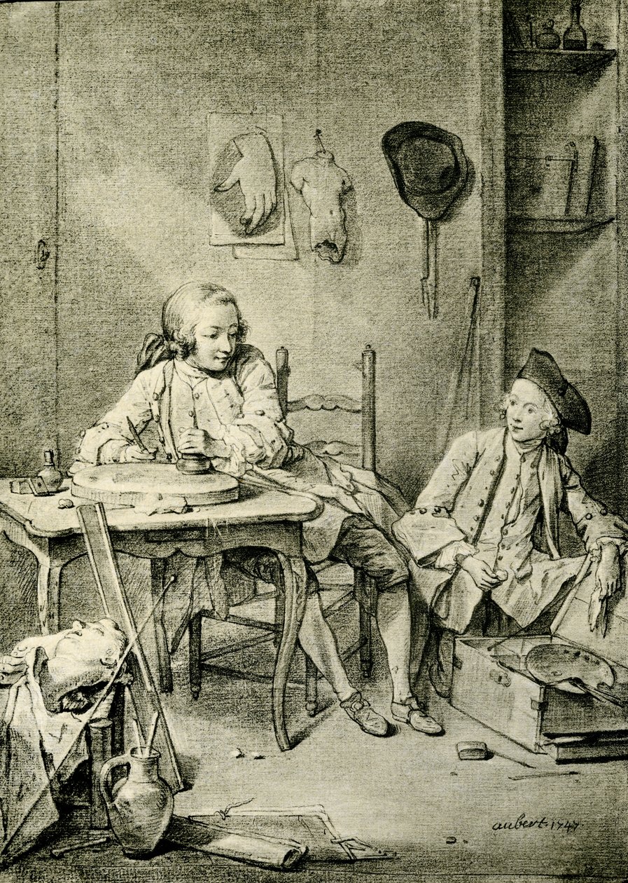 Twee schildersjongens door William Henry Pike
