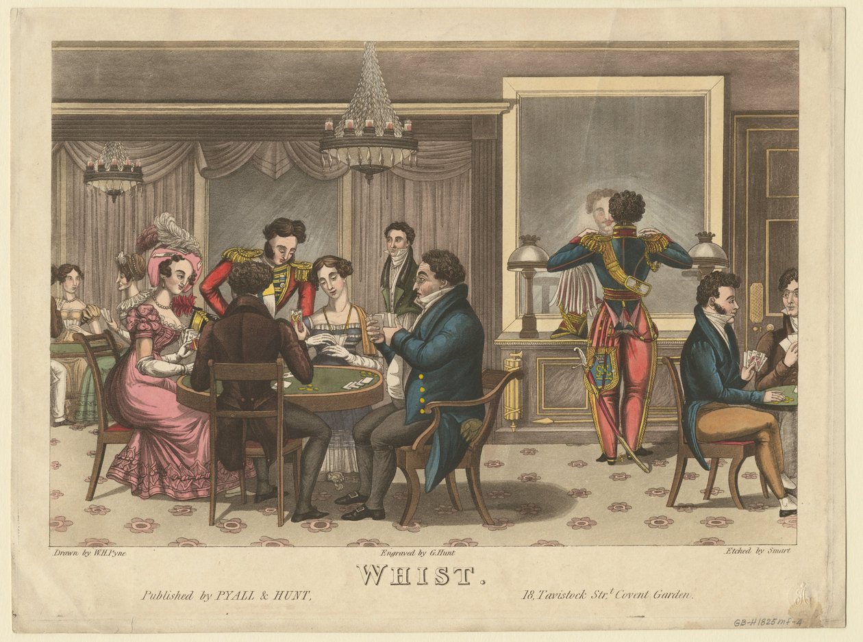 Whist, 1825 door William Henry Pyne
