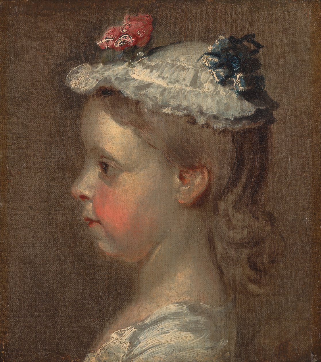 Studie van een Meisjeshoofd, ca. 1745 door William Hogarth