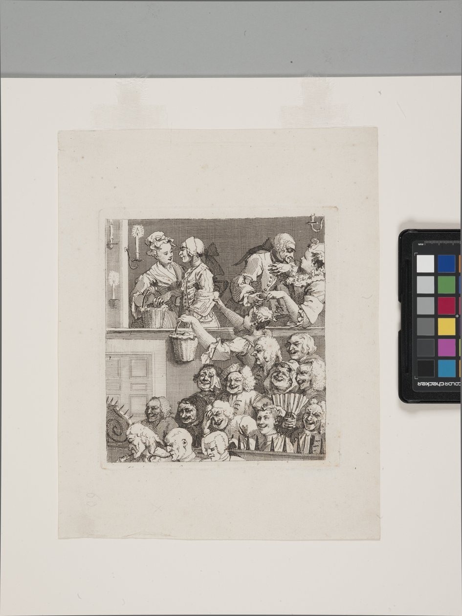Het Lachende Publiek door William Hogarth
